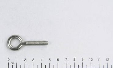 5x Ösenschraube/Ringschraube, metrisches Gewinde, M6 x 30mm, Edelstahl V2A