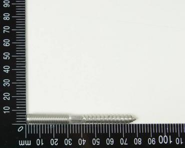 5x Edelstahl Astschrauben/Stockschrauben, M8, 8x80mm