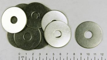 10x Edelstahl Unterlegscheibe/Karosseriescheibe - 10.4 x 40mm, V4A