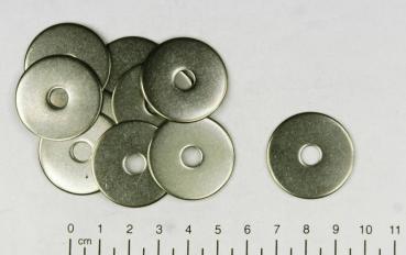 10x Edelstahl Unterlegscheibe/Karosseriescheibe - 5,3x20mm