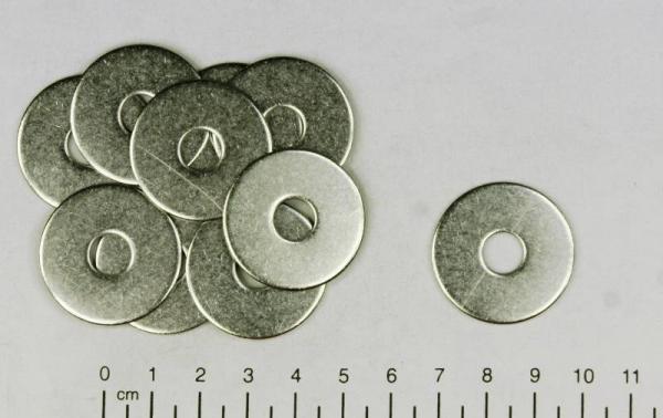 100x Edelstahl Unterlegscheibe/Karosseriescheibe - 8.4 x 30mm, V4A